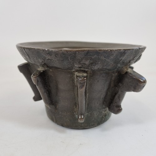 Antique 18thc bronze pedestal - 18thc,