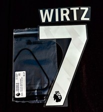 Official Liverpool Wirtz 7 football Name/Number Set 2025/26 Home