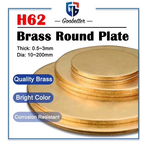 H62 solid brass discs - h62,