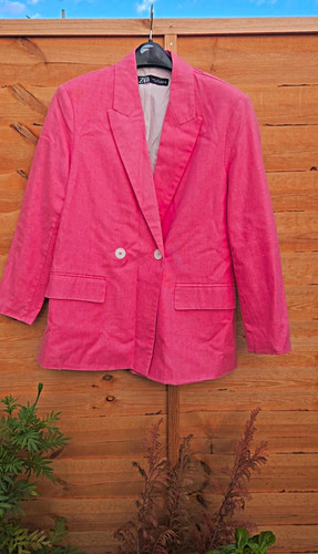 Zara pink cotton twill - pink, lined