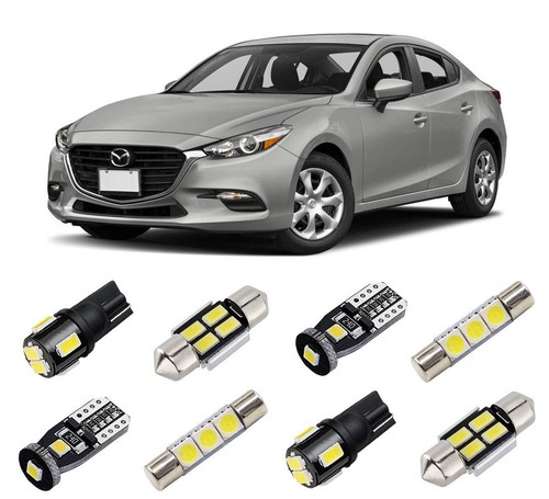 White interior led - led, lights