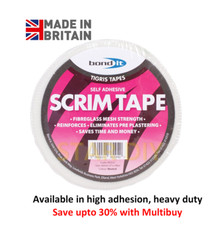 50MM x 90M SCRIM TAPE Drywall Joint Self Adhesive Reinforce Joining Plasterboard