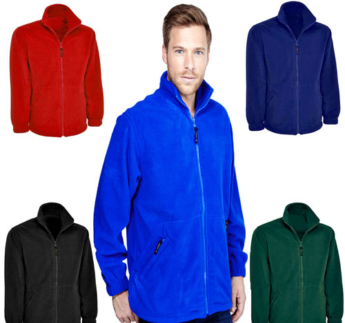 Men plain fleece - plain, jacket