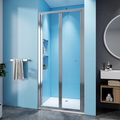Fold glass shower enclosure - bi-fold,