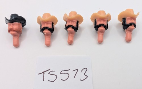 Timpo cowboy 4th series - cowboy, heads
