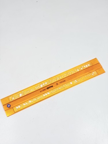 Rotring lettering stencil - rotring,