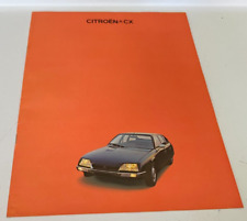 1976 Citroen CX Car Sale Brochure 20 pages