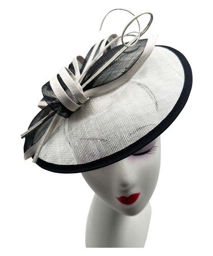 Women fascinator large round - large,