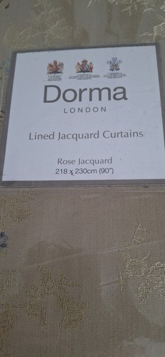 Dorma rose jacquard curtains - rose,