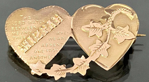 Antique rose gold double - gold,