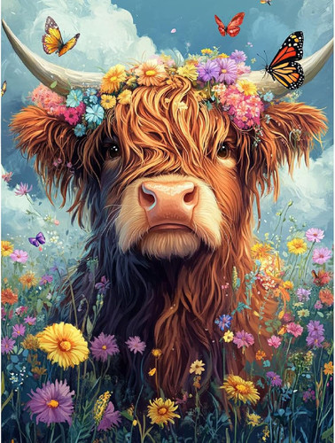Highland cow with - highland,