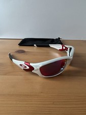 Vintage Oakley Straight Jacket 2.0 +red Sunglasses Like Minute Splice XX Y2K