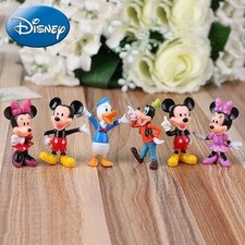 Mickey Mouse Clubhouse Minnie Donald Figure Toys Cake Toppers 6Pcs Gift