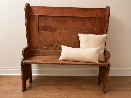 Church pew rustic bench wood - pew,