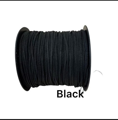 Flat faux suede leather cord - suede,
