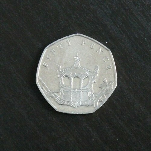 50p coin fifty pence - 50p,