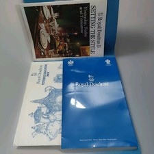 Royal Doulton Brochures X 3. Range Brochures, Pottery Pack, Setting The Style