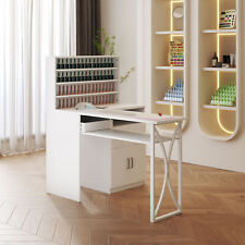 Pro Manicure Nail Table Bar Art Care Salon Beauty Station Technician StorageDesk