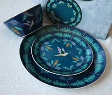 Next Dark Navy Green Opulence