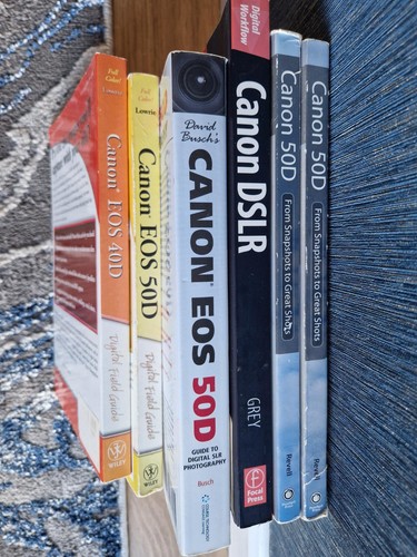 Canon 40d 50d books - x,