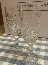 Pair TUDOR Crystal Holbein