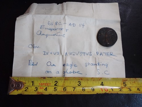 Emporer augustus roman coin - augustus,
