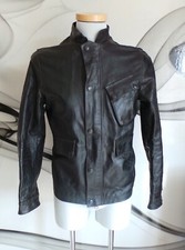 Barbour LEATHER HEAVY WARM WINTER JACKET COAT S SIZE 40 chest '