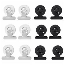 10PCS Magnetic Clips Fridge Magnet Non Slip Home Office Memo Note Message Holder