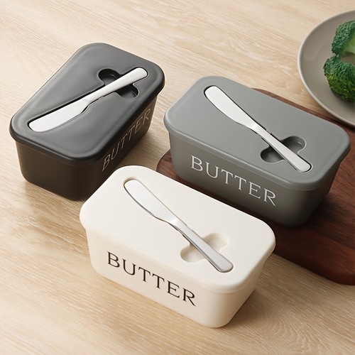Butter dish container with - dish,