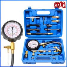 Car Fuel System Injection Pump Injector Pressure Tester Test Gauge Tool Kit Set