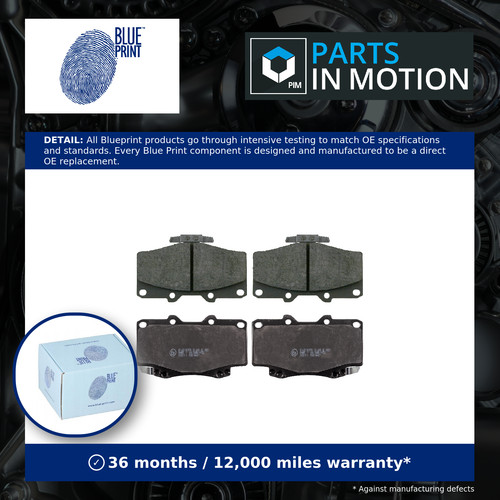Brake pads set fits toyota - pads,