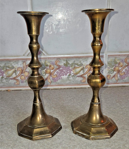 Vintage pair brass - pair, of