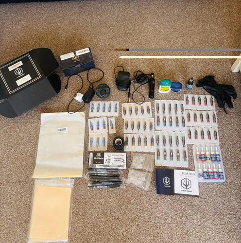 Poseidon complete tattoo kit - poseidon,