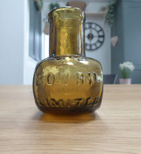 Vintage Amber Glass 4 oz