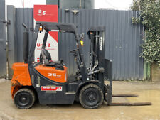 Doosan D25 GP y2017 2037hrs Diesel 4,7m 2.5t FORKLIFT TRIPLEX MAST £10600+VAT
