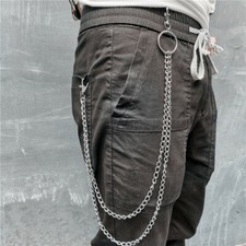 Men Double Link Metal Pants
