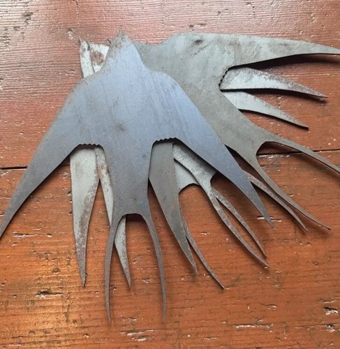 Steel swallow metal wall art - wall,