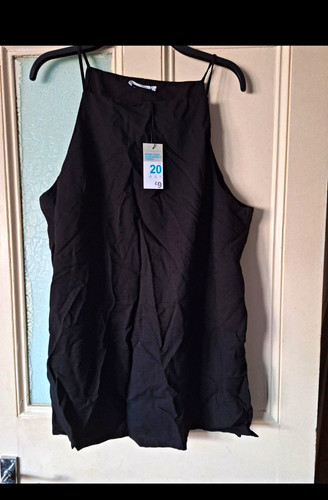 Primark black solid spaghetti - primark,