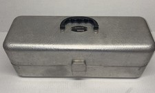 Vintage Umco Model 42 Aluminum Tackle Box Very Nice No Worm Burn