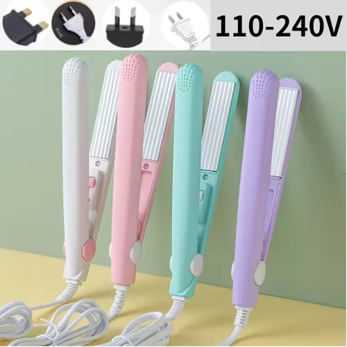 Mini hair crimper pink - crimper,