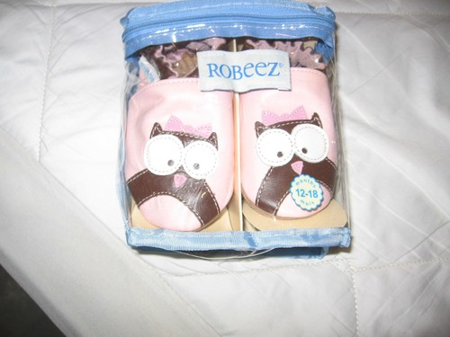 Robeez baby girl owl booties - robeez,