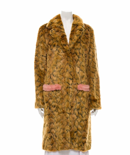 Shrimps faux fur animal print - faux,
