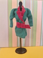 Vintage Barbie Doll  Day To Night, Business Executive Green Sweater Dress 1984