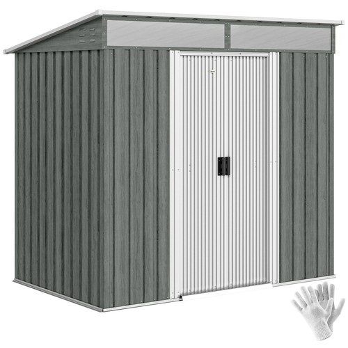 Outsunny 5x4ft garden shed - outsunny, 6.5x4ft