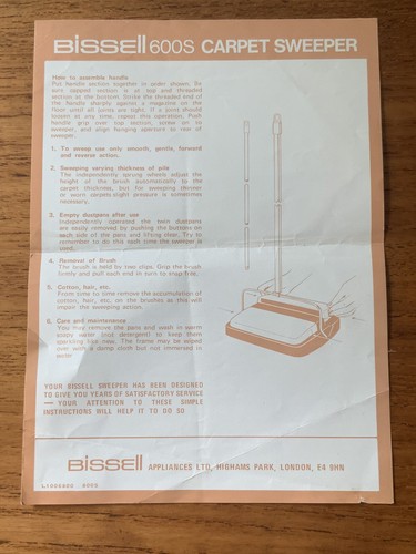Vintage bissell carpet sweeper - vintage,