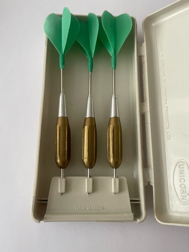 Vintage unicorn brass darts - vintage,