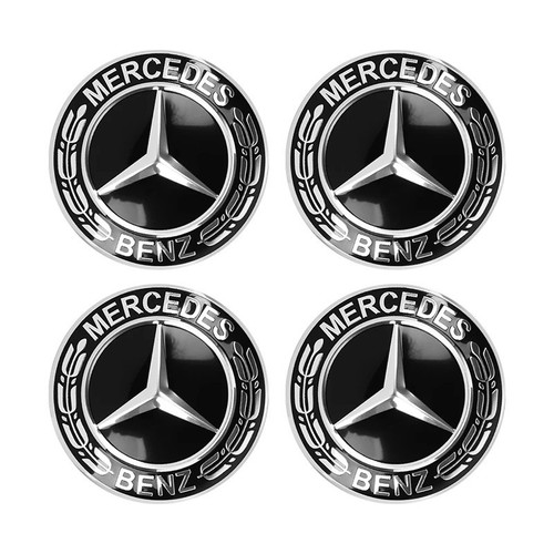 Black mercedes benz 75mm - black,