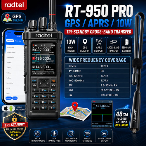 Radtel 950 pro gps 10w - rt-950,