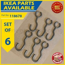 118678 x 6 IKEA DUKTIG Child’s Toy Kitchen Hooks - Original Accessory Set