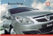 Vauxhall Corsa Astra Zafira Breeze Limited Editions 2007-08 UK Market Brochure